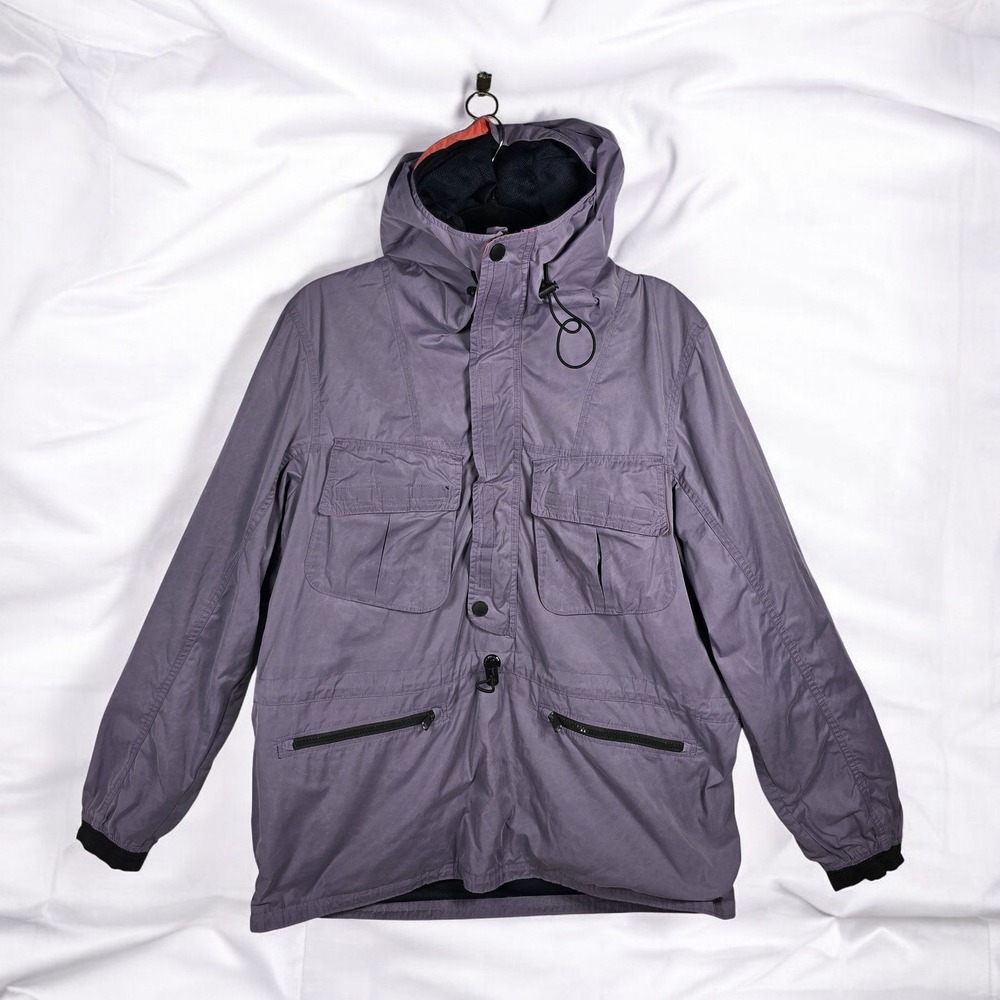 Abercrombie Fitch Purple Water Resistant Windproof Hooded Anorak Jacket Small